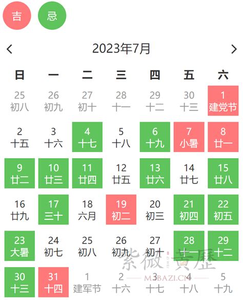 2023交車吉日7月|2023 年 7月農民曆查詢：宜忌吉時、黃道吉日、時辰查詢